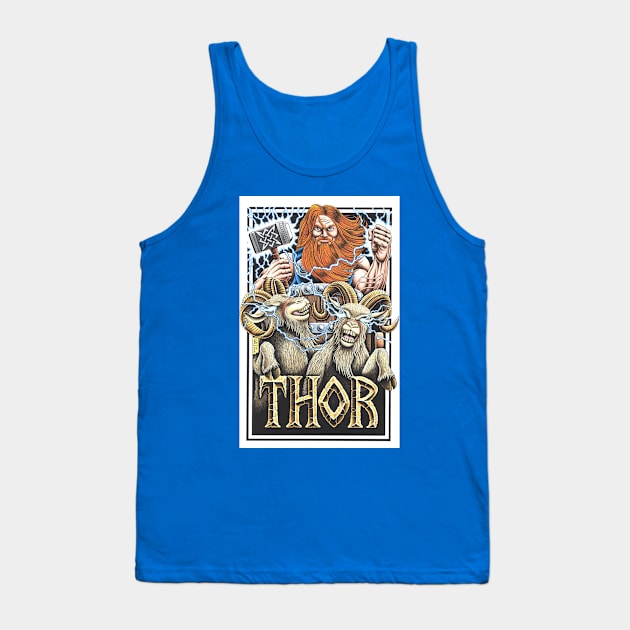 Thor - the god of thunder – color Tank Top by Stolencheese